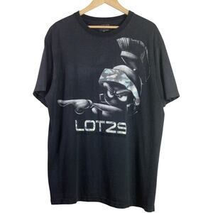 Vintage Marvin The Martian Lot29 looney tunes Shirt Black XL